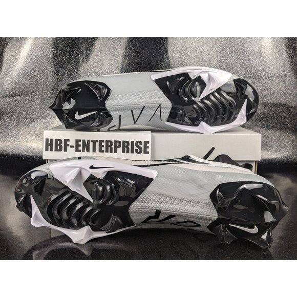 Nike Vapor Edge 360 Pro White Platinum Black Football  Men’s Size 15 NEW main image 6